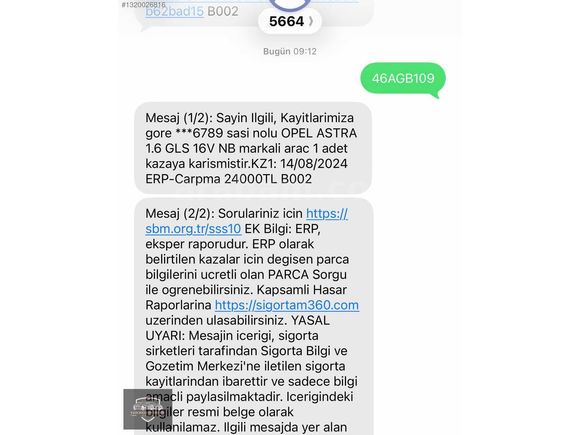 YAZICIOĞLUN'dan HATASIZ OPEL ASTRA GLS