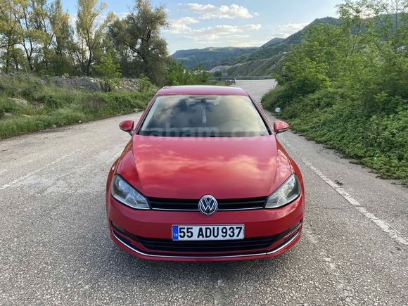 Kırmızı Golf7  1.6 TDi BlueMotion Comfortline 2014 Model 