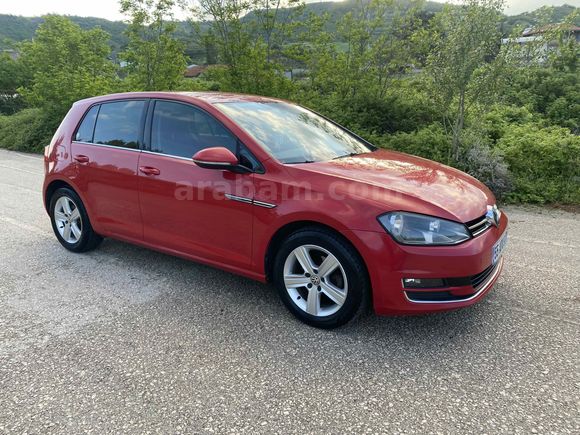 Kırmızı Golf7  1.6 TDi BlueMotion Comfortline 2014 Model 