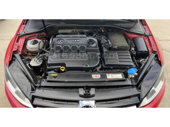 Kırmızı Golf7  1.6 TDi BlueMotion Comfortline 2014 Model 