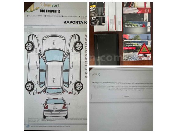 Sahibinden Toyota Yaris 1.33 Fun Special 2015 Model Sinop