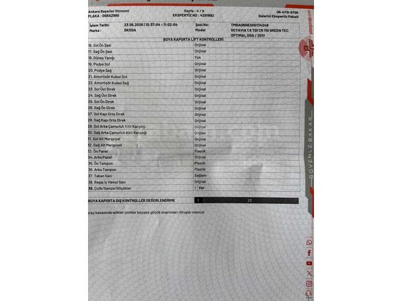 TEMİZ BAKIMLI DÜŞÜK KM