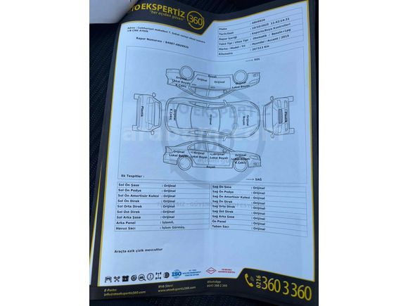 Sahibinden Hyundai Accent Blue 1.4 D-CVVT Mode Plus 2015 Model 