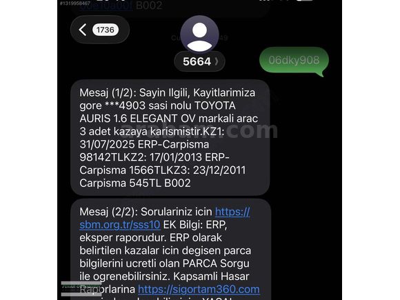 TOYOTA AURİS 1.6 ELEGANT SUNROOF DERİ KOLTUK ISITMA FULL