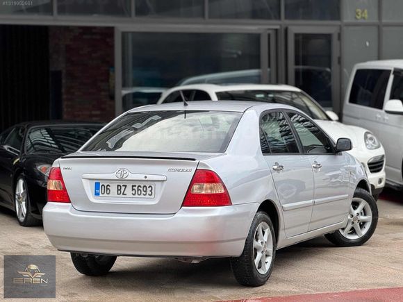 2003 TOYOTA COROLLA 1.6 BENZİN+LPG OTOMATİK DEĞİŞENSİZ