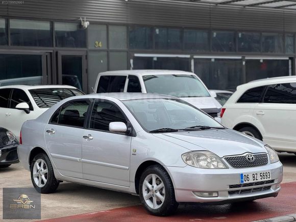 2003 TOYOTA COROLLA 1.6 BENZİN+LPG OTOMATİK DEĞİŞENSİZ