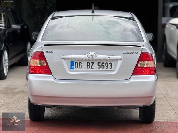 2003 TOYOTA COROLLA 1.6 BENZİN+LPG OTOMATİK DEĞİŞENSİZ