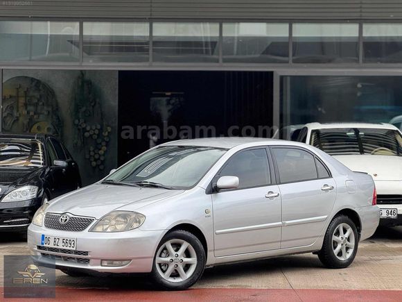 2003 TOYOTA COROLLA 1.6 BENZİN+LPG OTOMATİK DEĞİŞENSİZ