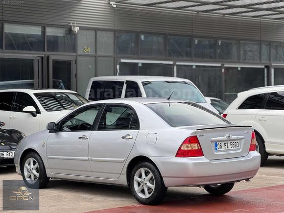 2003 TOYOTA COROLLA 1.6 BENZİN+LPG OTOMATİK DEĞİŞENSİZ