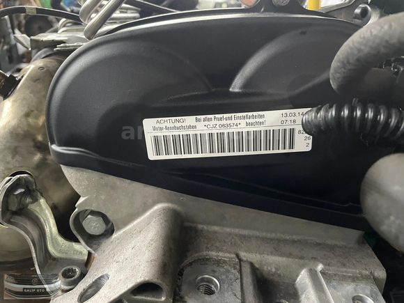 VOLKSWAGEN PASSAT 1.4 TSİ CJZ BOŞ MOTOR ORJİNAL ÇIKMA