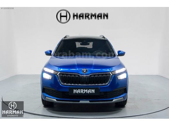HARMAN'DAN_CAM TAVANLI 2023 KAMIQ 1.0 TSI PREMIUM 88.000'DE_MAVİ