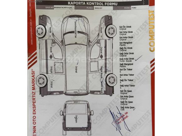 2015 MODEL 1.5 DİZEL BAKIMLI FORD COURIER