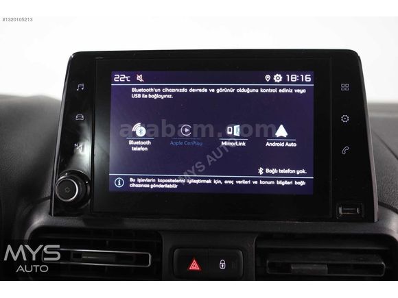 MYS AUTO'DAN 2023 CİTROEN BERLİNGO 1.5 BlueHDI BOYASIZ TRAMERSİZ