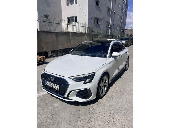 Sahibinden Audi A3 Sedan 35 TFSI S-Line 2023 Model İstanbul 51.000km Beyaz