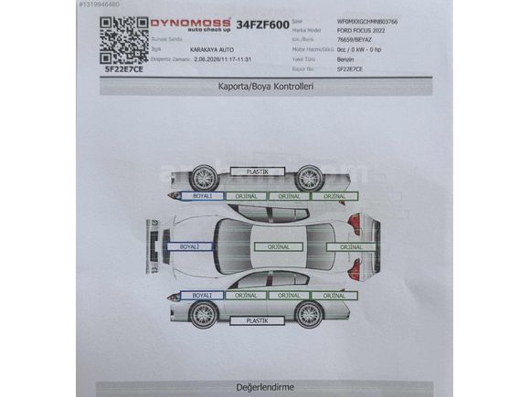 KARAKAYA AUTODAN TITANYUM PAKET FOCUS