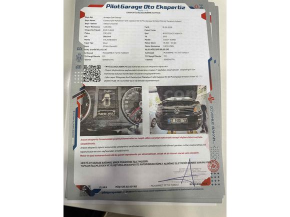 Sahibinden Volkswagen Caddy 1.6 TDI Comfortline 2012 Model 