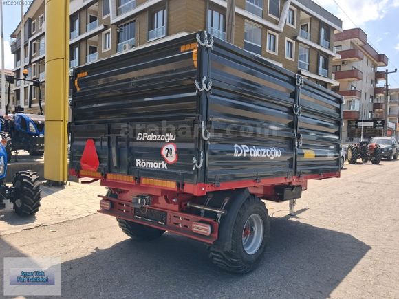 AYSAR'DAN PALAZOĞLU 5 TON DAMPERLİ 2 KAT İLAVELİ RÖMORK