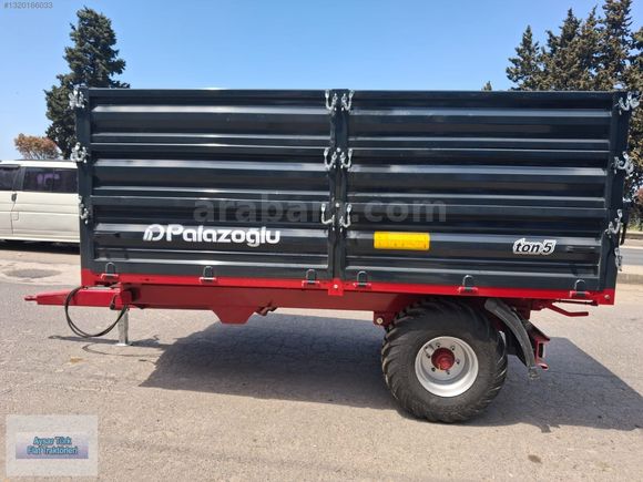 AYSAR'DAN PALAZOĞLU 5 TON DAMPERLİ 2 KAT İLAVELİ RÖMORK