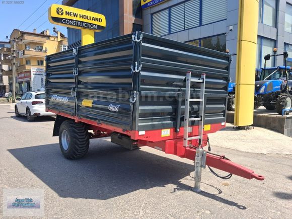 AYSAR'DAN PALAZOĞLU 5 TON DAMPERLİ 2 KAT İLAVELİ RÖMORK