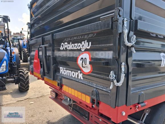AYSAR'DAN PALAZOĞLU 5 TON DAMPERLİ 2 KAT İLAVELİ RÖMORK