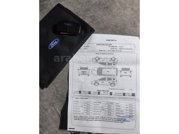 Sahibinden Ford Tourneo Courier 1.6 TDCi Deluxe 2017 Model