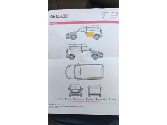 Sahibinden Renault Kangoo 1.5 dCi Expression 2009 Model