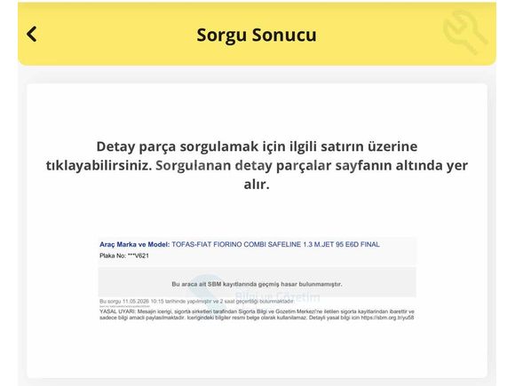 Galeriden Fiat Fiorino Combi 1.3 Multijet Safeline 2022 Model Ankara