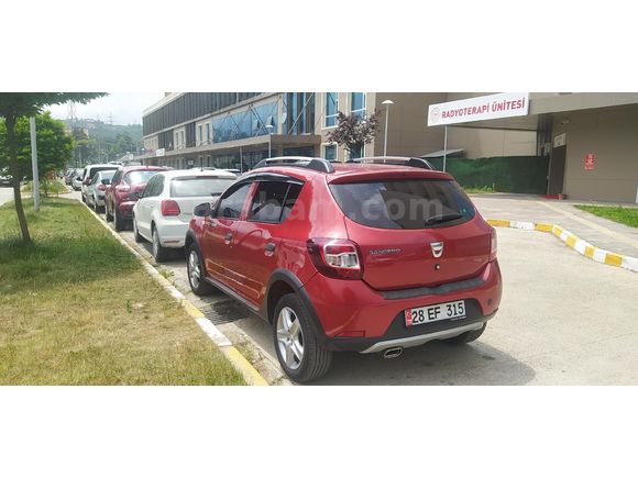Sahibinden Dacia Sandero 1.5 dCi Stepway 2015 Model Giresun 104.000 km Kırmızı
