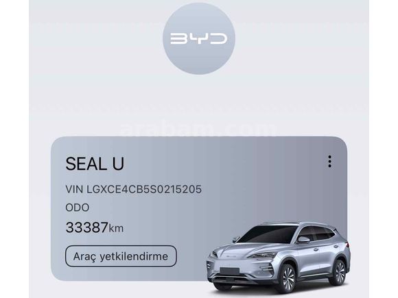 Sahibinden BYD Seal U EV 2025 Model 
