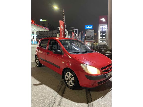 Sahibinden Hyundai Getz 1.4 DOHC Start 2008 Model Ankara 246.000 km Kırmızı