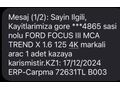 Sahibinden Ford Focus 1.6 Ti-VCT Trend X 2017 Model 