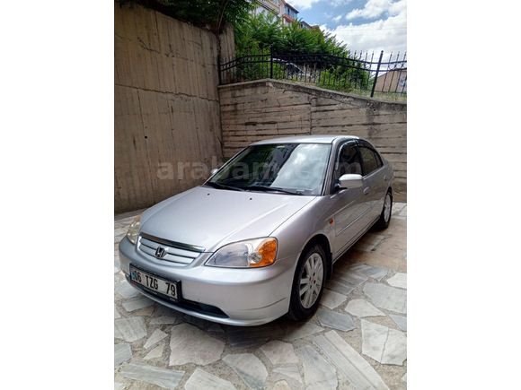 Sahibinden Honda Civic 1.6i VTEC ES 2002 Model  181000km (Gümüş)