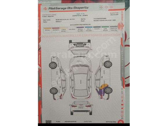 Sahibinden Renault Megane 1.6 Dynamique 2005 Model
