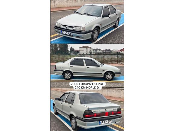 Galeriden Renault R 19 1.6 Europa RNE 2000 Model Sakarya