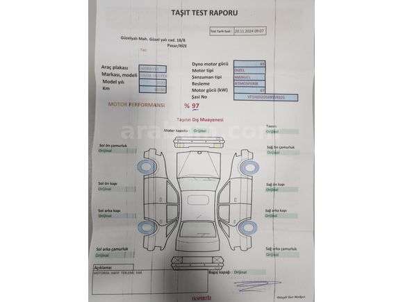 SAHİBİNDEN HATASIZ PRİNS MARKA LPG Lİ 2022 MODEL DACİA DUSTER