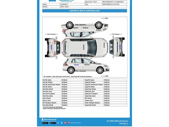 Sahibinden Opel Astra 1.6 Edition 2012 Model  153000 km Beyaz