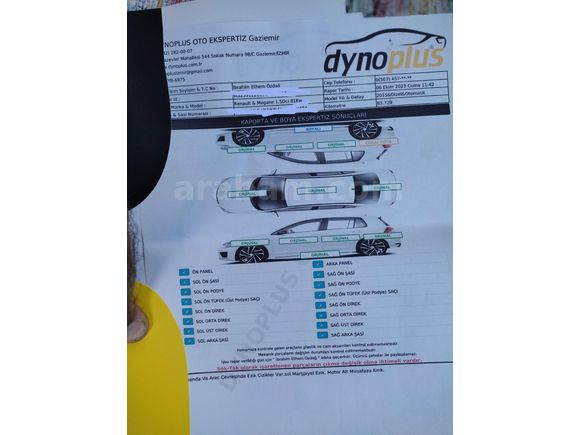 Sahibinden Renault Megane 1.5 dCi Touch Plus 2015 Model  103.000 km Kırmızı