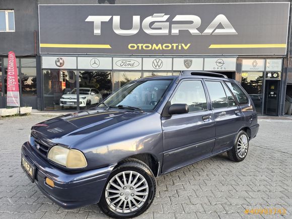 TUĞRA/2000 KİA PRİDE 1.3DLX/ENJEKSİYON/LPG/12AY KREDİ K TAKSİT