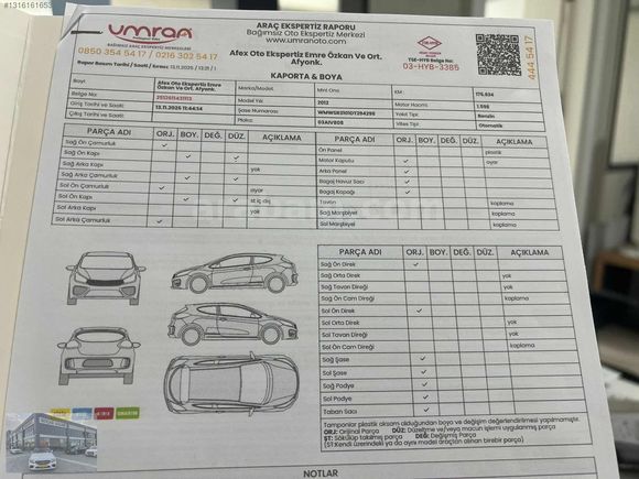 HATASIZ-2012 MİNİ ONE 1.6 OTOMATİK VİTES
