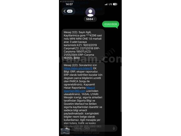HATASIZ-2012 MİNİ ONE 1.6 OTOMATİK VİTES