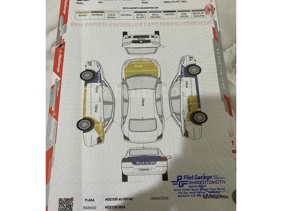 Sahibinden Fiat Linea 1.3 Multijet Active Plus 2012 Model 