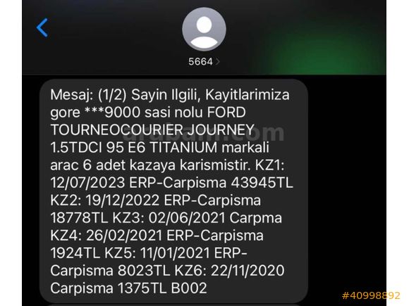 OTOMOBİL RUHSATLI 2019 1.5 TDCI TİTANİUM