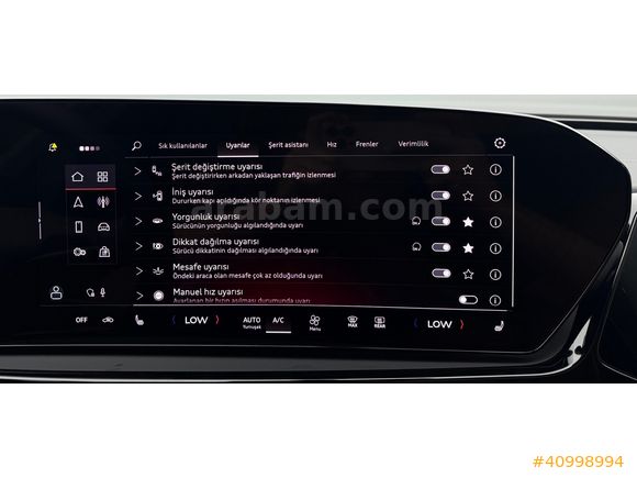 2025 AUDI A5 2.0 TFSI TABA+CAM TAVAN+MATRIX FAR+360+YOLCU EKRAN+