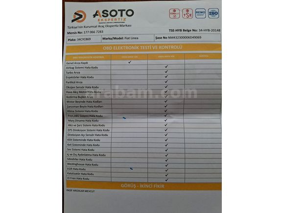 Sahibinden Fiat Linea 1.3 Multijet Active 2016 Model 