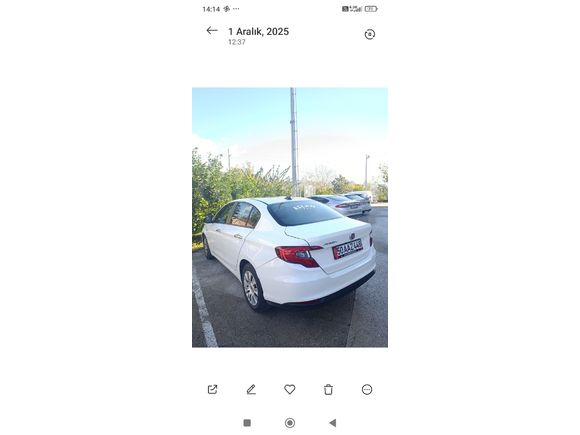 Sahibinden Fiat Egea 1.4 Fire Easy 2018 Model