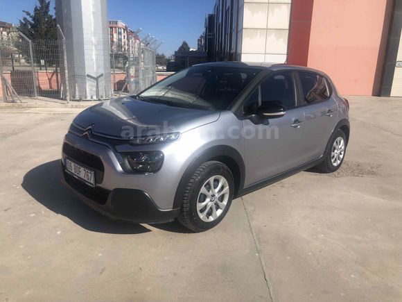 Sahibinden Citroen C3 1.2 PureTech Feel 2021 Model  80.000 km Gri (metalik)