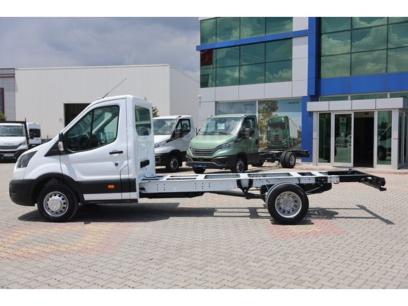 3S BÜYÜKSOYLU'DAN 2023 TRANSIT 350 ED ŞASE KAMYONET 170 Hp