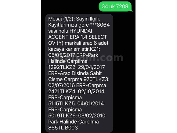 Sahibinden Hyundai Accent Era 1.4 Select 2008 Model 
