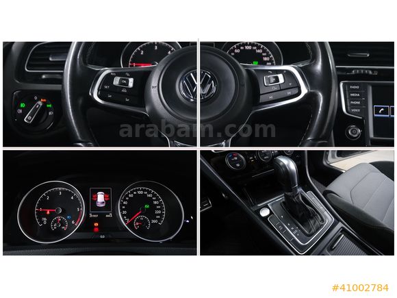 VW-GOLF-1.6TDI-DSG-HIGHLINE-CAM TAVAN-BAKIMLI-ÖZEL PLAKA