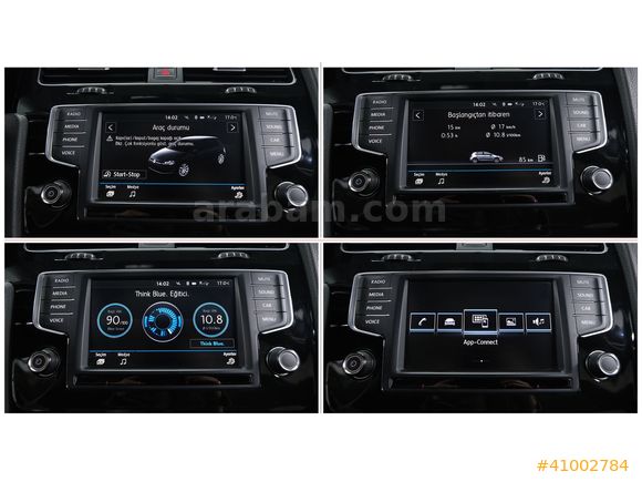 VW-GOLF-1.6TDI-DSG-HIGHLINE-CAM TAVAN-BAKIMLI-ÖZEL PLAKA